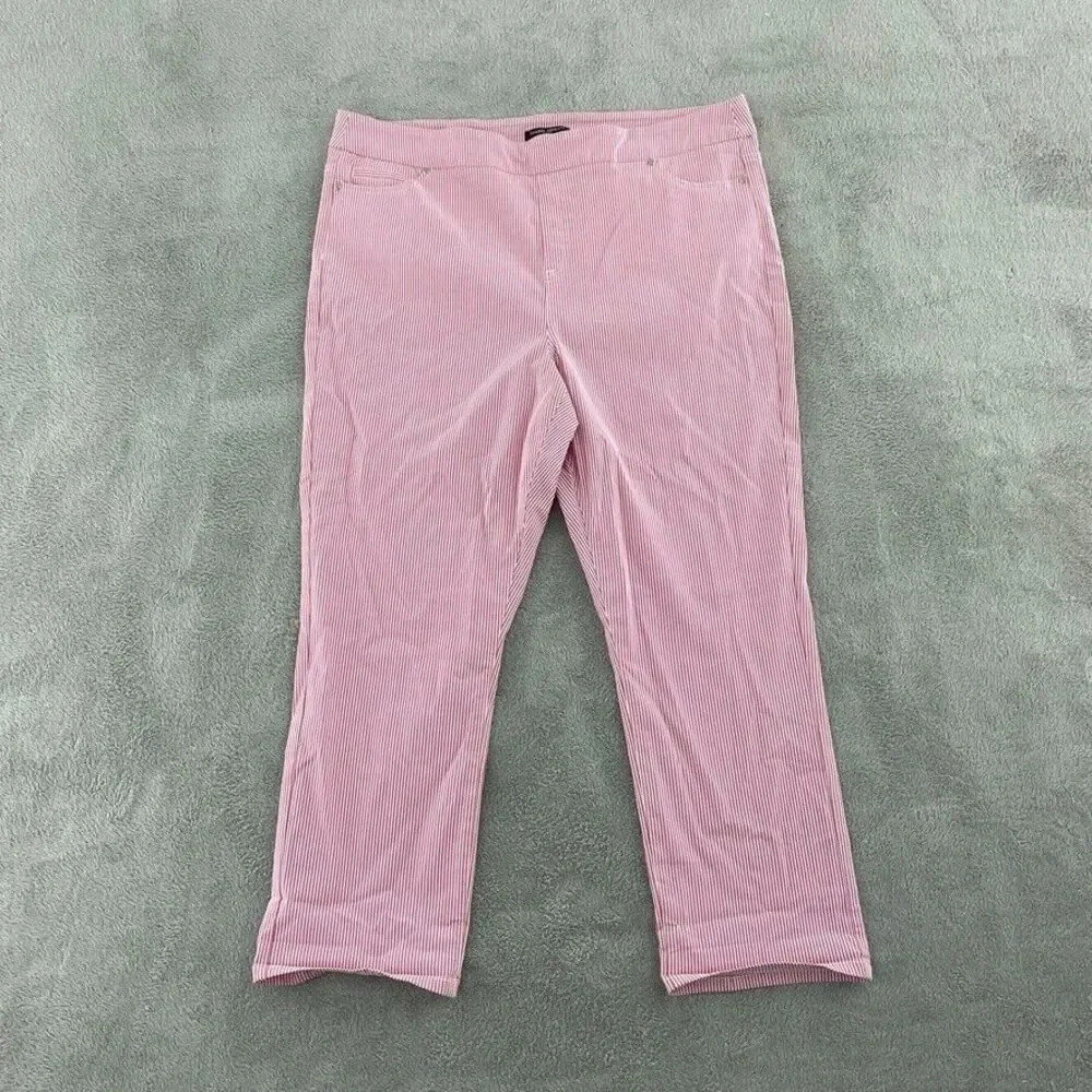 Mario Serrani Capri Pants Womens XL Pink 1722